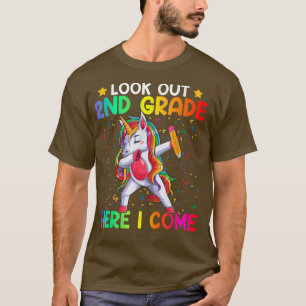 Camiseta Mira El Segundo Grado Aquí Llego Unicorn Dabbing