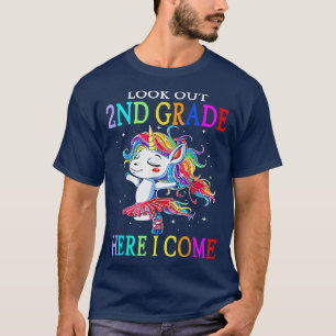 Camiseta Mira el segundo grado aquí voy - Cute Unicorn Ball