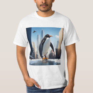 Camiseta Mira hacia dónde vas el pingüino