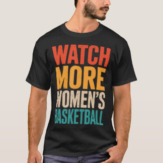 Camiseta Mira Más Chica Fan Jugadora De Baloncesto Femenino