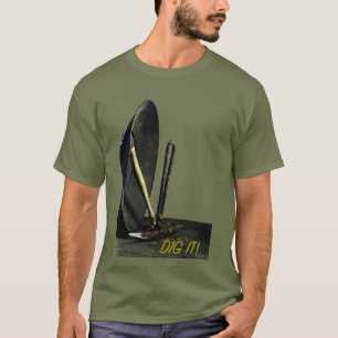 Camiseta ¡MIRA! Pan de oro y minería. Obtén ricas piquetas.