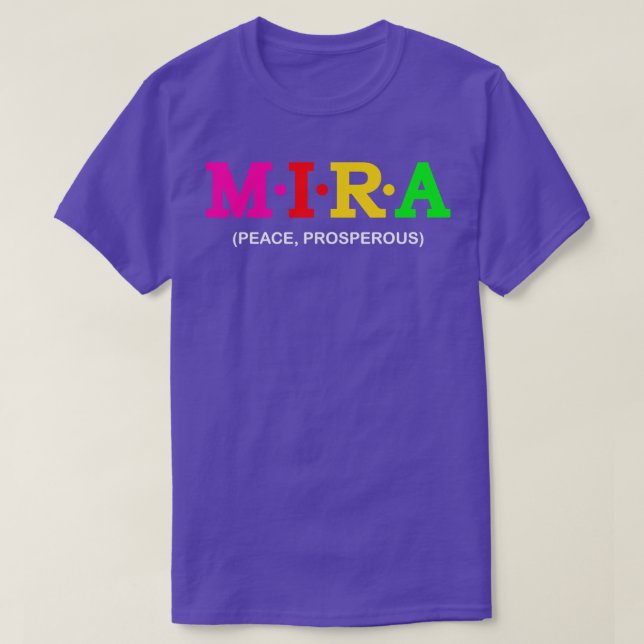 Camiseta Mira Peace Prosperous (Diseño del anverso)