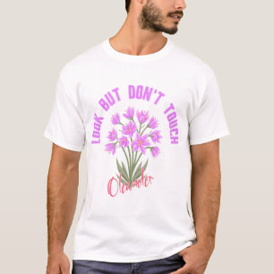 Camiseta Mira Pero No Toques Adelfa Flor Venenosa
