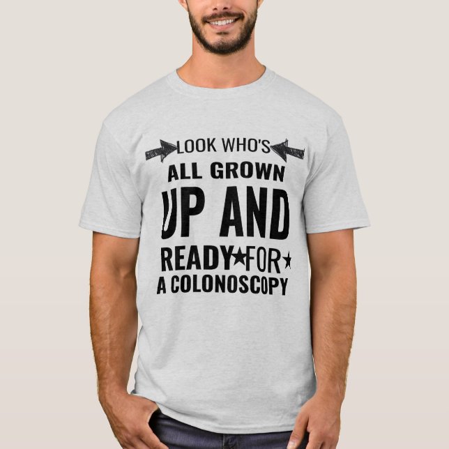 Camiseta Mira quién es todo crecido y listo para un Colonos (Anverso)