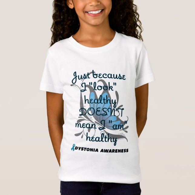 Camiseta "Mira" sana/mariposa... Distonia (Anverso)