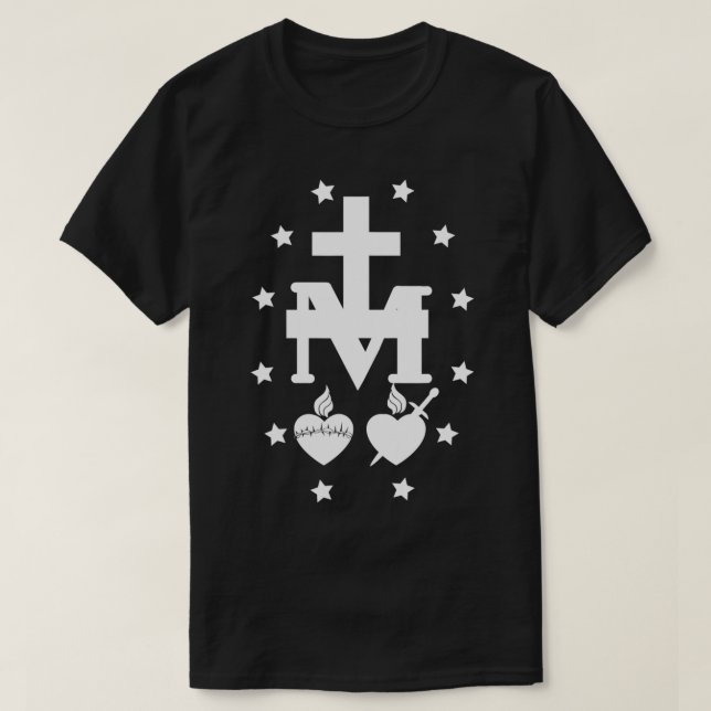 Camiseta Miraculous Medal Of Immaculate Conception Catholic (Diseño del anverso)