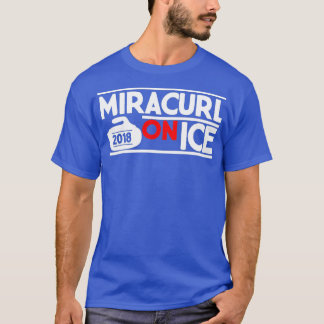 Camiseta Miracurl en la Novedad de hielo Curling USA