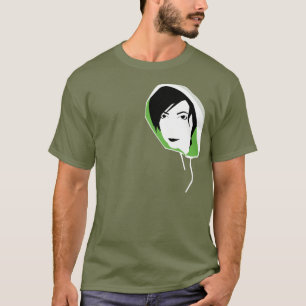 Camiseta mirada de encapuchado