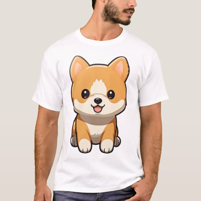 Camiseta Mirada de Shiba (Anverso)