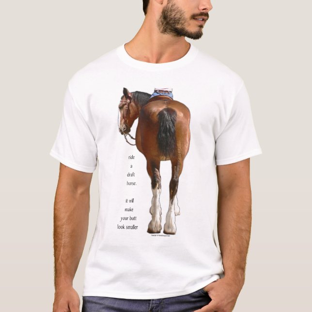 Camiseta Mirada del extremo de Clydesdale pequeña (Anverso)