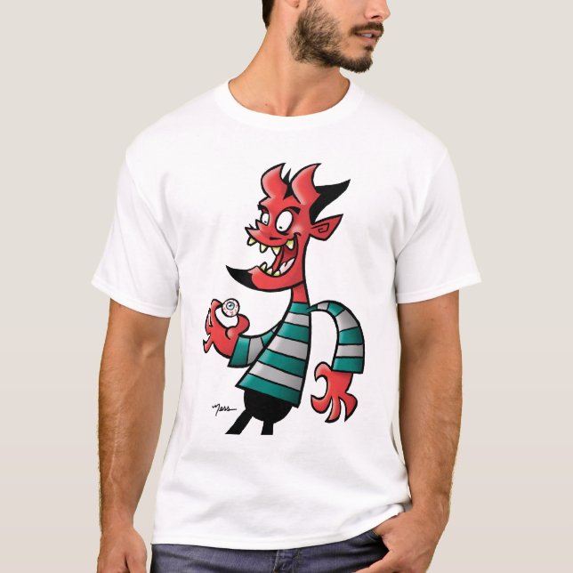 Camiseta Mirada demoníaca (Anverso)