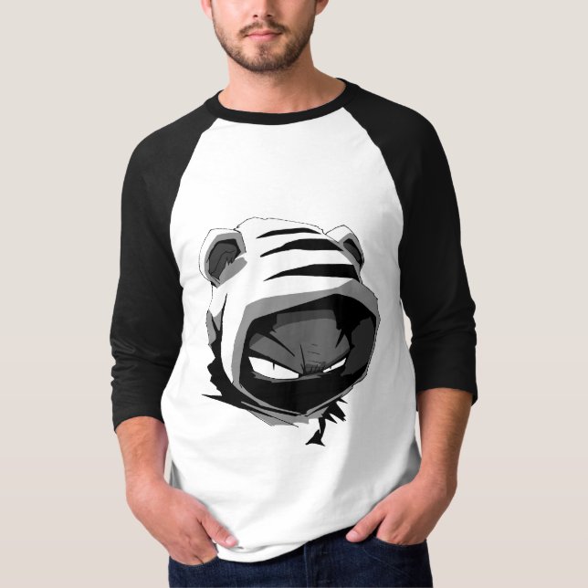 Camiseta Mirada fija de Brunzie (luz) (Anverso)