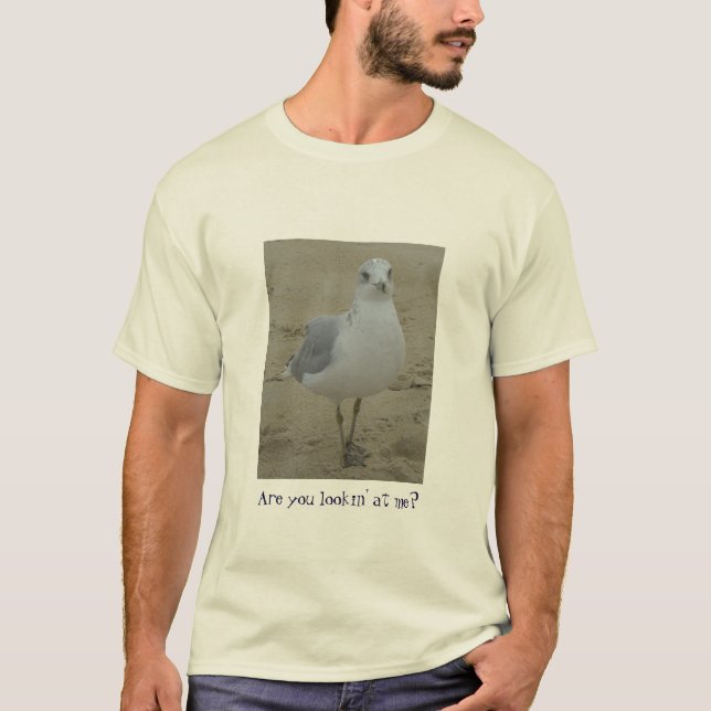 Camiseta Mirada fija de la gaviota (Anverso)