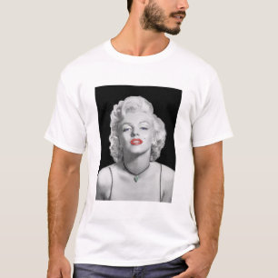 Camiseta Mirada MIC01BWRD-V3 de la esmeralda Heart.tif del