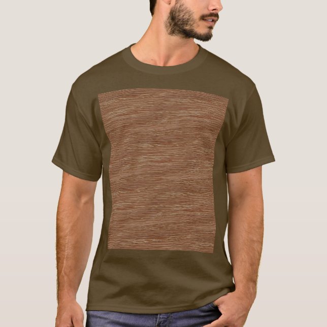 Camiseta Mirada natural del grano de madera de roble de (Anverso)