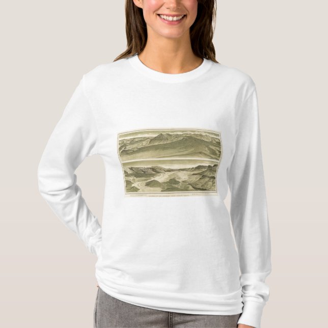 Camiseta Mirada para arriba del Toroweap del trono de (Anverso)