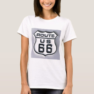 Camiseta Mirada tridimensional de la ruta 66