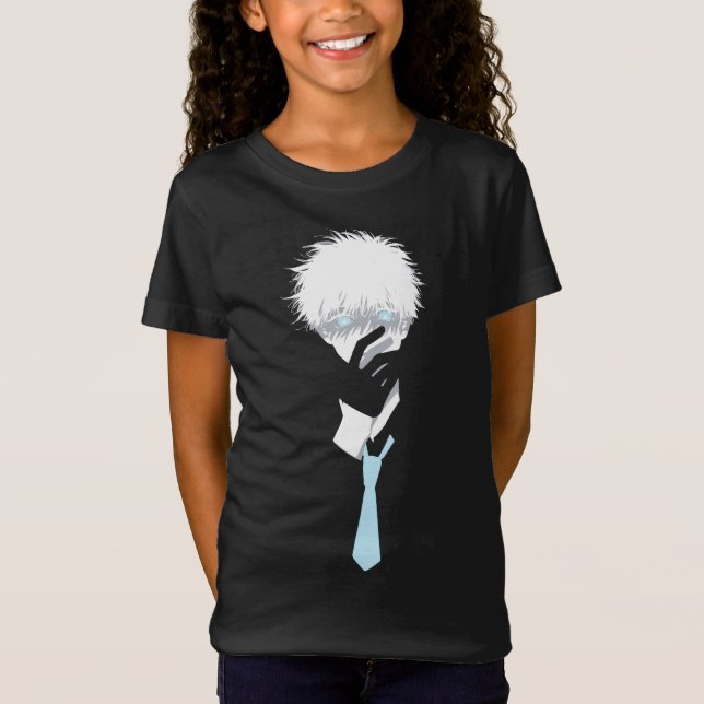 Camiseta Mirada Turquesa: Diseño de Anime (Anverso)