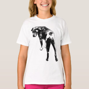 Camiseta Mirador en líneas monocromáticas