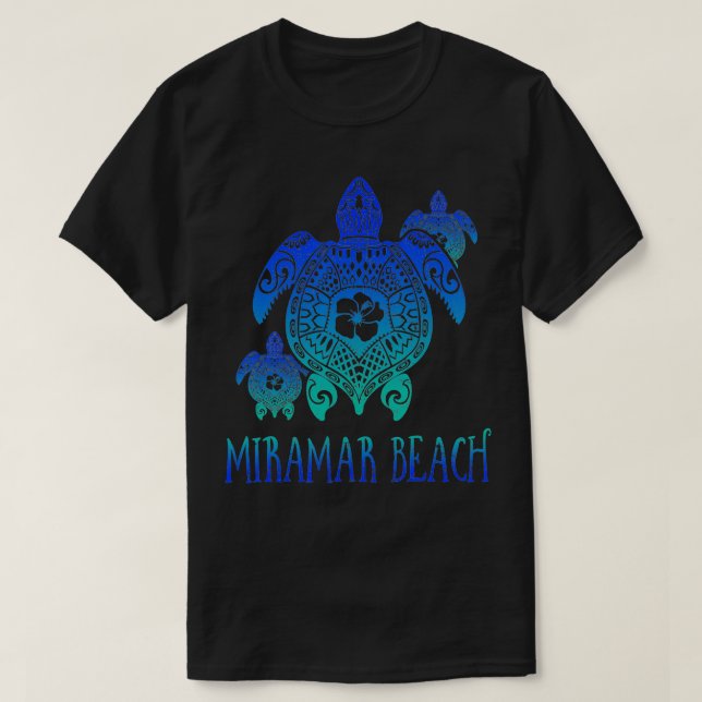 Camiseta Miramar Beach 2022 Florida Sea Turtles 2022 Vacati (Diseño del anverso)
