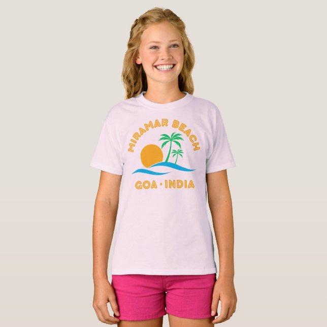 CAMISETA MIRAMAR BEACH-GOA INDIA (Anverso completo)