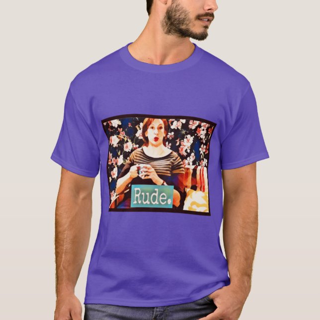 Camiseta Miranda Hart retro grosera (Anverso)