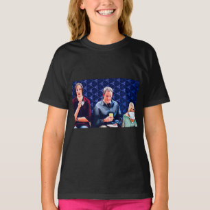 Camiseta Miranda, Stevie y el cliente