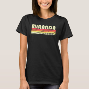 Camiseta Miranda Surname Retro Vintage 80 años 90 Birthday 