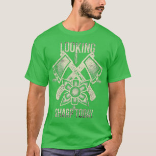 Camiseta Mirando Afilados Hoy En Día Las Palabras De Erupci