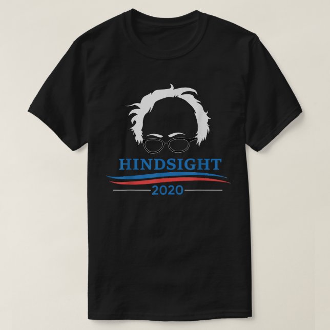 Camiseta Mirando atrás 2020 Bernie Sanders (Diseño del anverso)