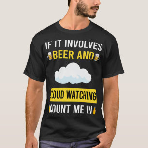 Camiseta Mirando Cerveza Y Nube