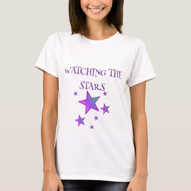 CAMISETA MIRANDO EL TEE DE ESTRELLAS (Anverso)