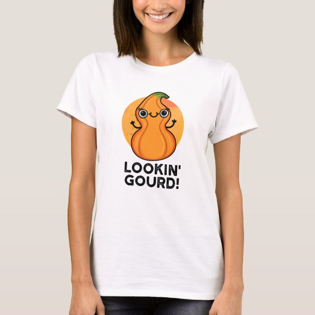 Camiseta Mirando Gourd Funny Veggie Pun (Anverso)