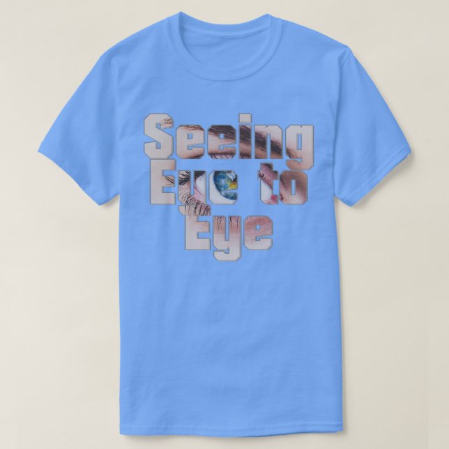 Camiseta Mirando los ojos a los ojos (Diseño del anverso)