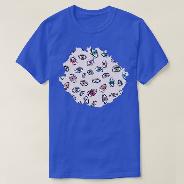 Camiseta Mirando los ojos rosados (Diseño del anverso)