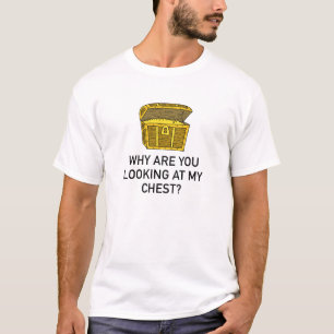 Camiseta ¿Mirando Mi Pecho?
