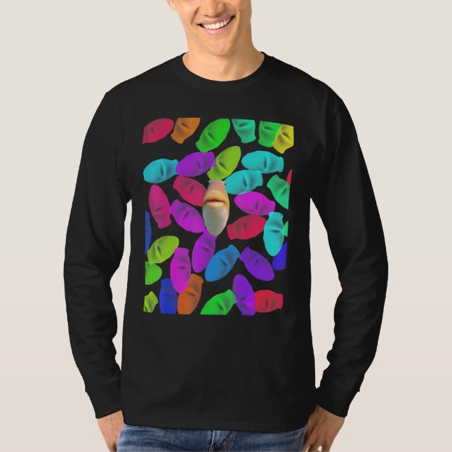 Camiseta Mirando peces - ¿Te Molestas Meme? (Anverso)