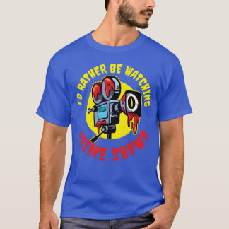 Camiseta Mirando programas de crímenes regalo divertido de