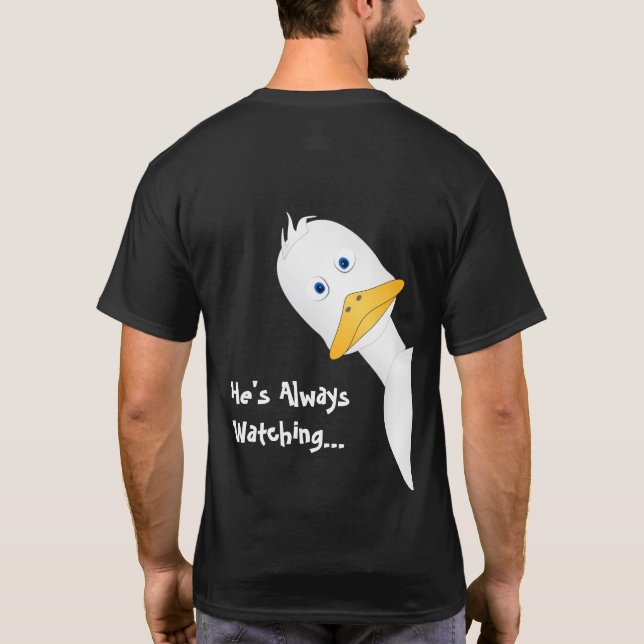 Camiseta Mirar a escondidas el pato (Reverso)
