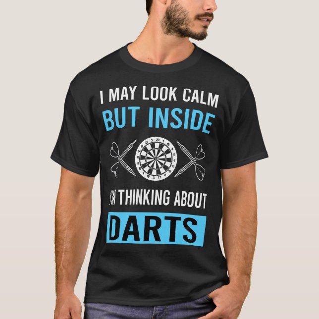 Camiseta Mirar Dardos tranquilos (Anverso)