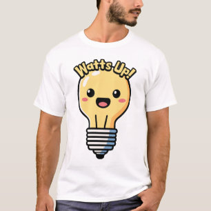 Camiseta ¡Mirar! Personalizado de bombilla de corte