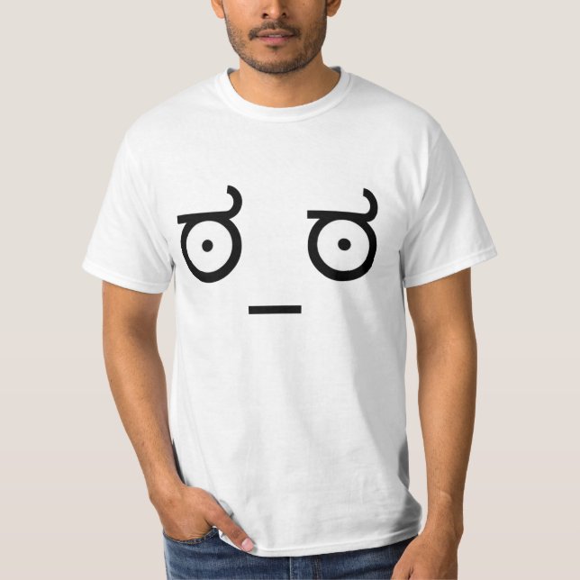 Camiseta Mire de ಠ_ಠ de la desaprobación (Anverso)