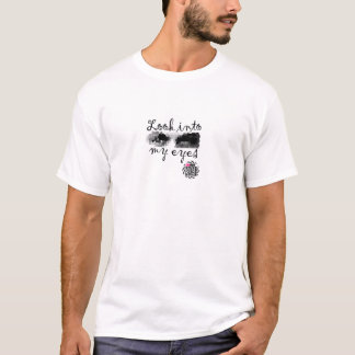 Camiseta Mire en mis ojos - modas aumentadas de la realidad