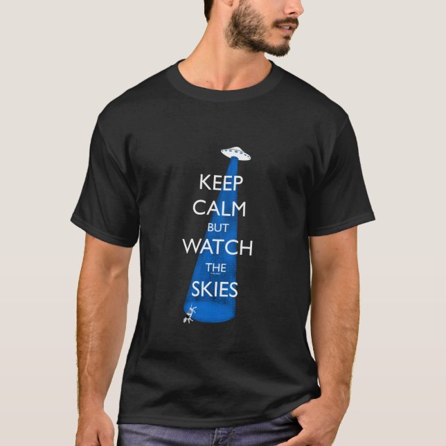 Camiseta Mire los cielos (Anverso)