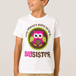 Camiseta Mire Whoos que va a ser un búho de la hermana
