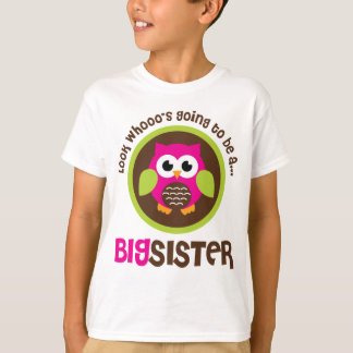 Camiseta Mire Whoos que va a ser un búho de la hermana