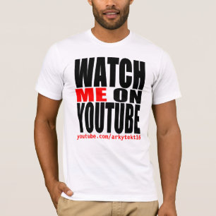 Camiseta Míreme en YouTube los   modernos (oscuro)