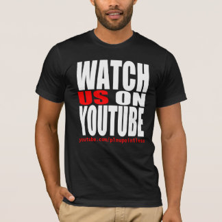 Camiseta Mírenos en YouTube (moderno)