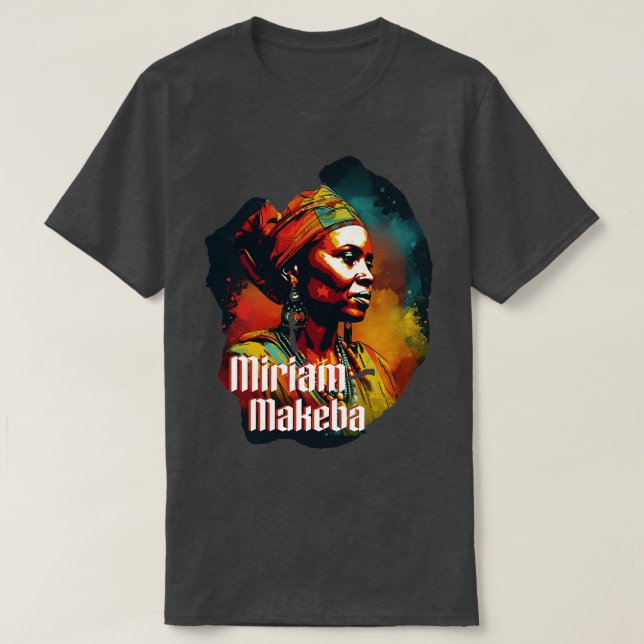 Camiseta Miriam Makeba Mama Africa (Diseño del anverso)