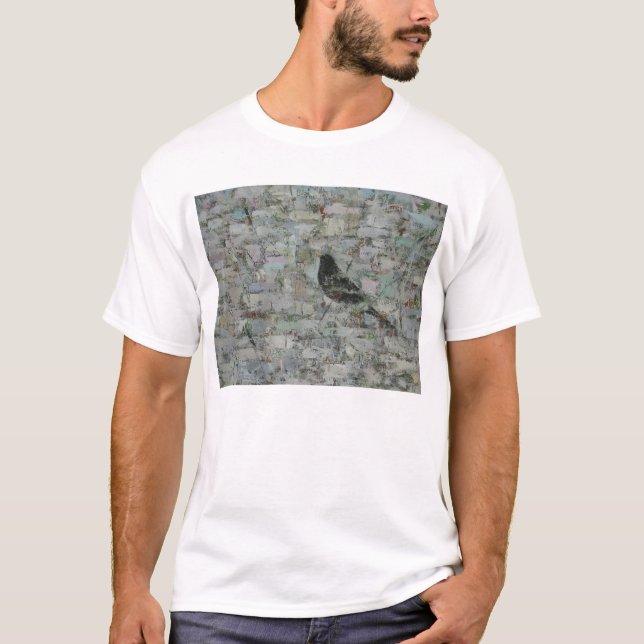 Camiseta Mirlo en árbol (Anverso)